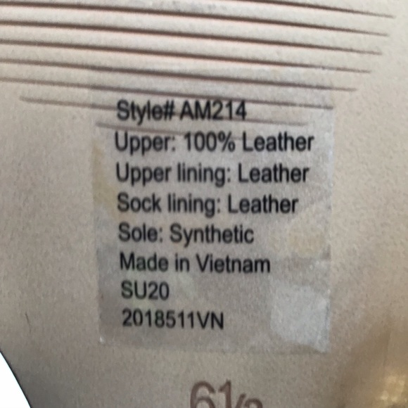 New Madewell Heidi snake print leather slingback sandals style AM214 womens 6.5 - Picture 11 of 11